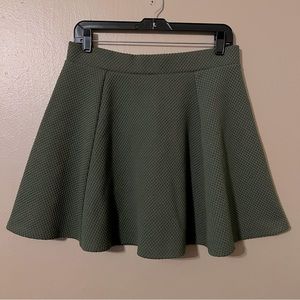 Divided Women’s Circular Mini Skirt - Green - M